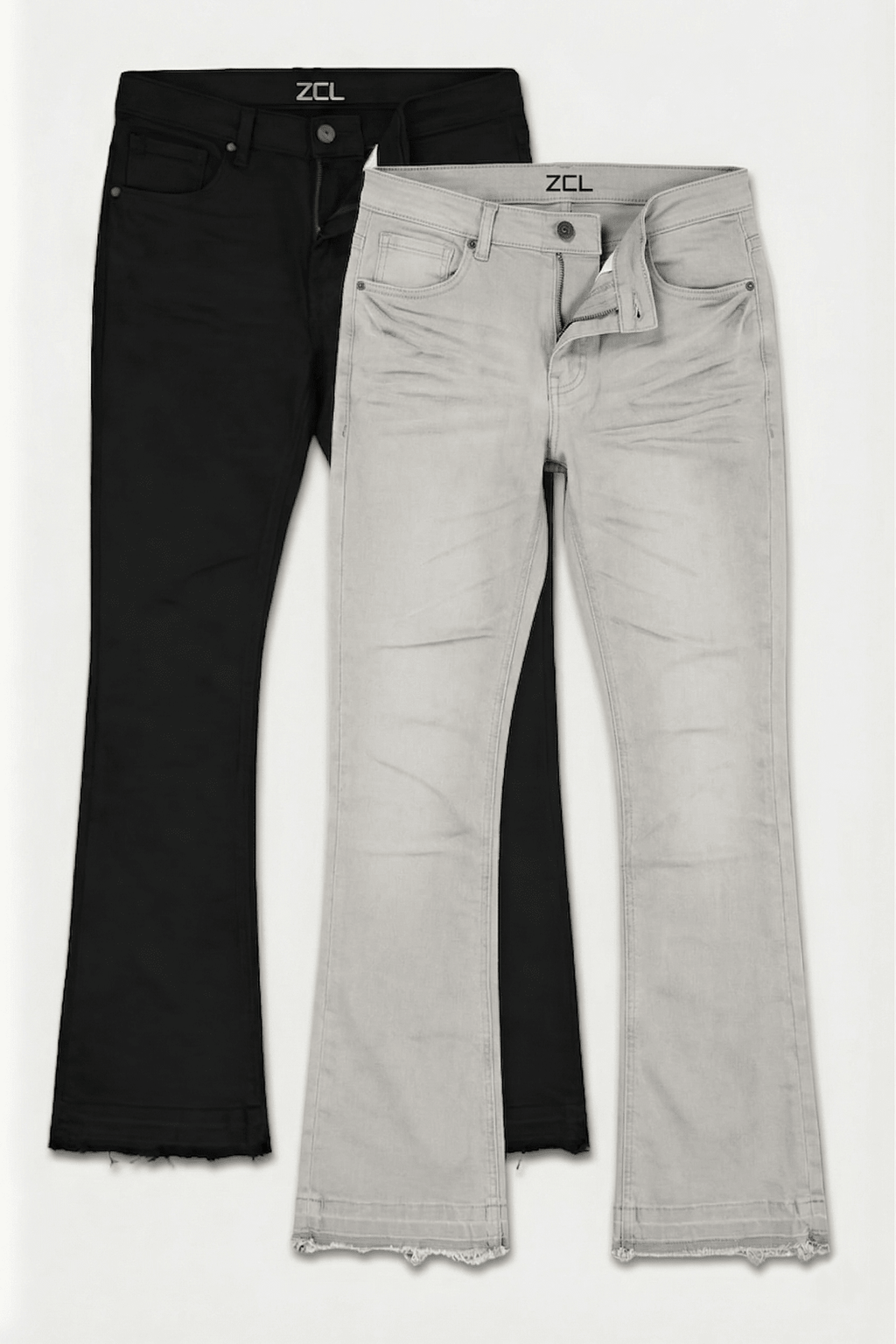Vortex Stacked Denim Black & Grey (Bundle)