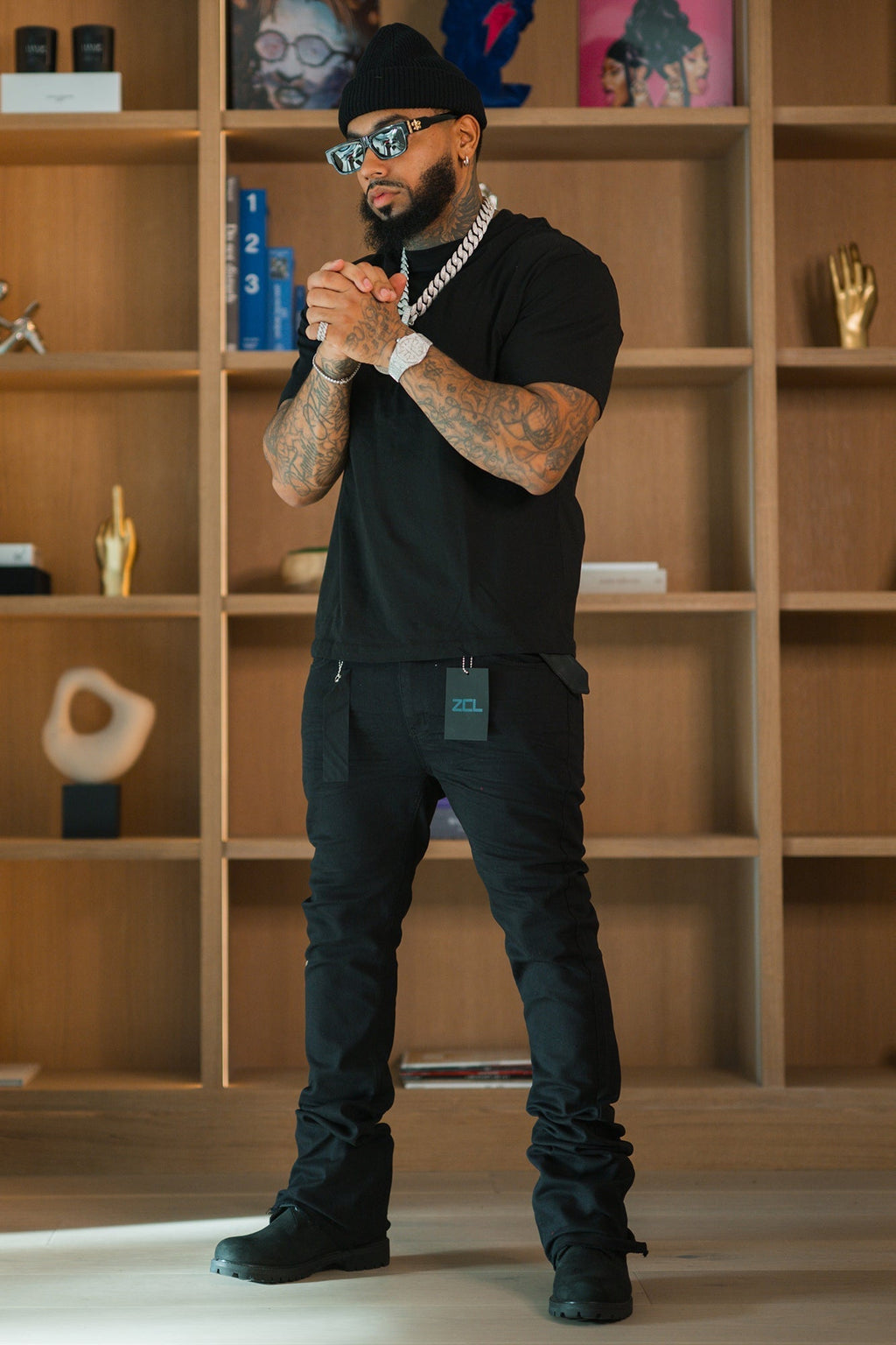 Vortex Stacked Denim Black & Grey (Bundle)