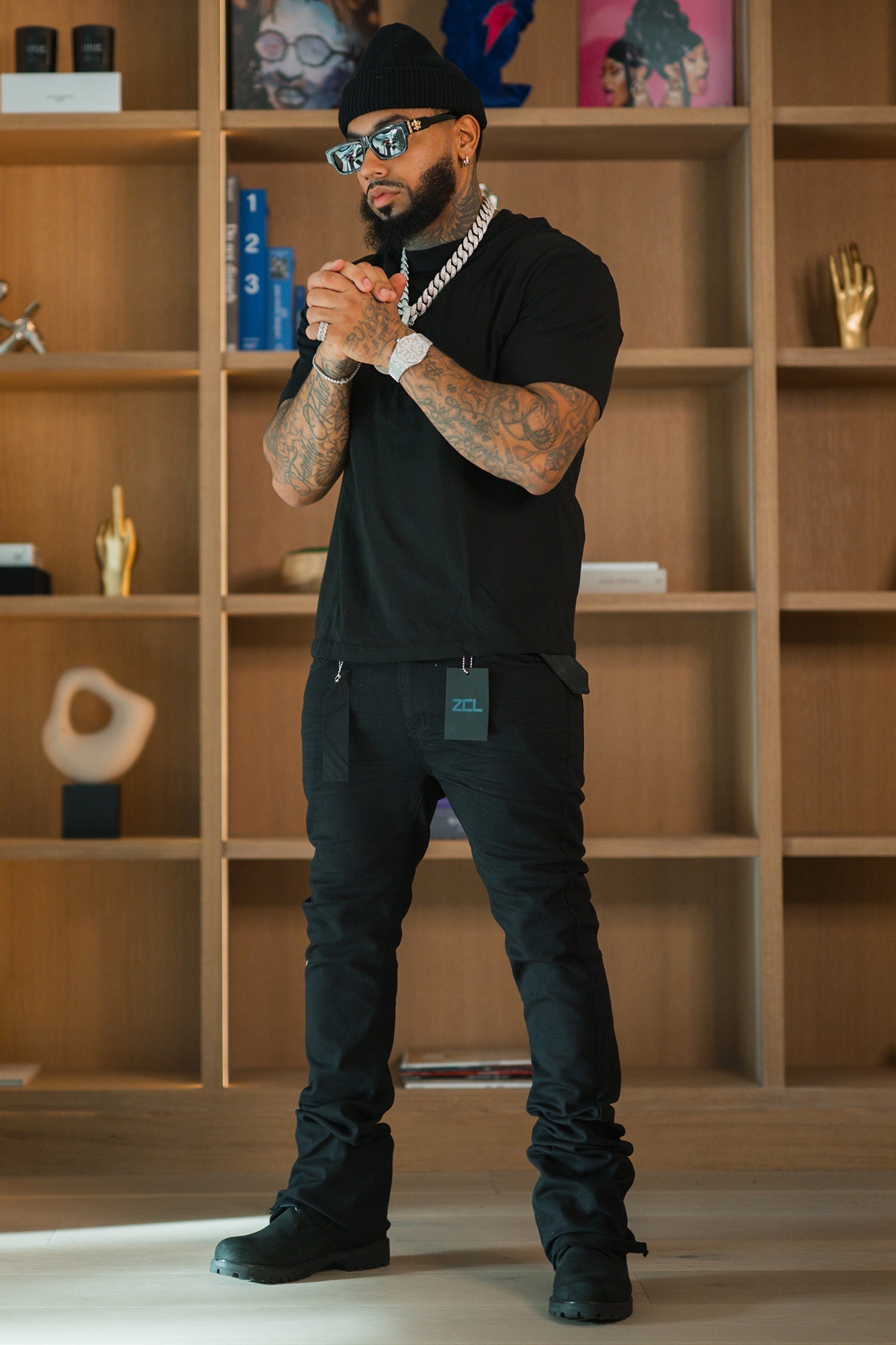 Vortex Stacked Denim Black & Grey (Bundle)