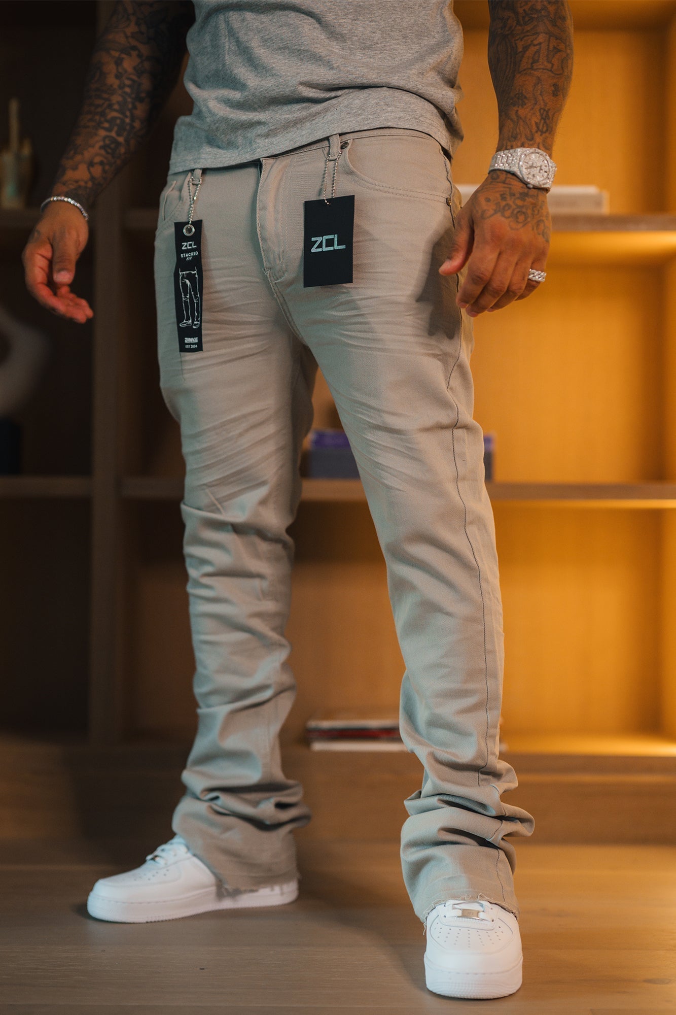 Vortex Stacked Denim Black & Grey (Bundle)